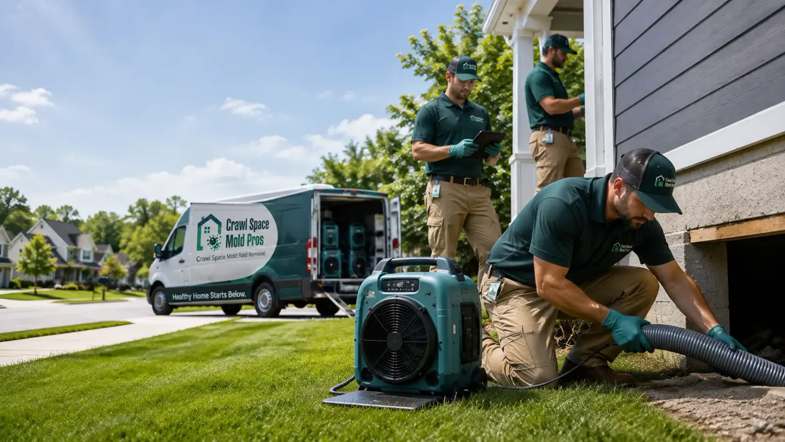 Crawl Space Mold Removal in Richland, MI